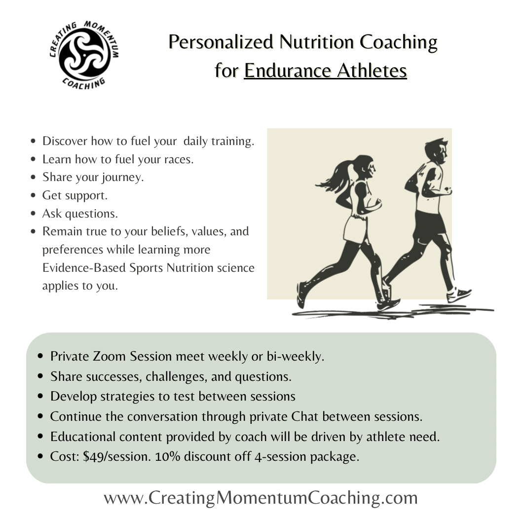 Nutrition coaching for sports performance